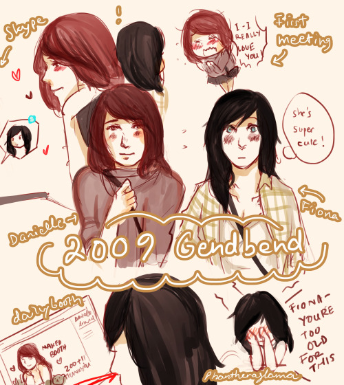 phantheraglama: gendbend! 2009phan! cause I miss drawing them and people have requested. 