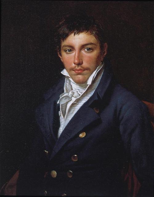 19thcenturyboyfriend: Portrait of Francois-Antoine Rasse, Prince of Gavre (1816), Jacques-Louis David  