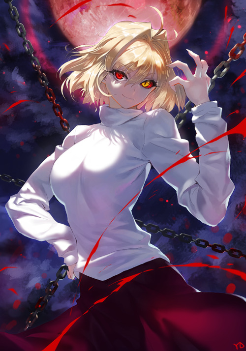 brningpyre:   10年前のアルクェイドを描きなおしてみた。 - YD