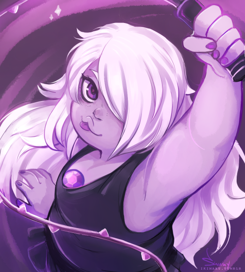 ikimaru:  wanted to draw Amethyst for a speedpaint so here c: 