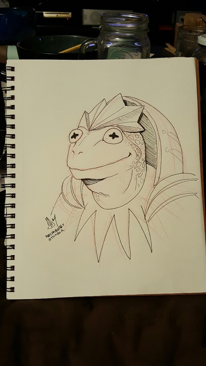 comiclysmic:  Kermit… The Krogan…  I… I don’t know why… 
