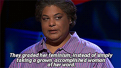 intoxicatingtouches:   gifthetv: Roxane Gay: Confessions of a Bad Feminist  One of my most favorite TED talks.  