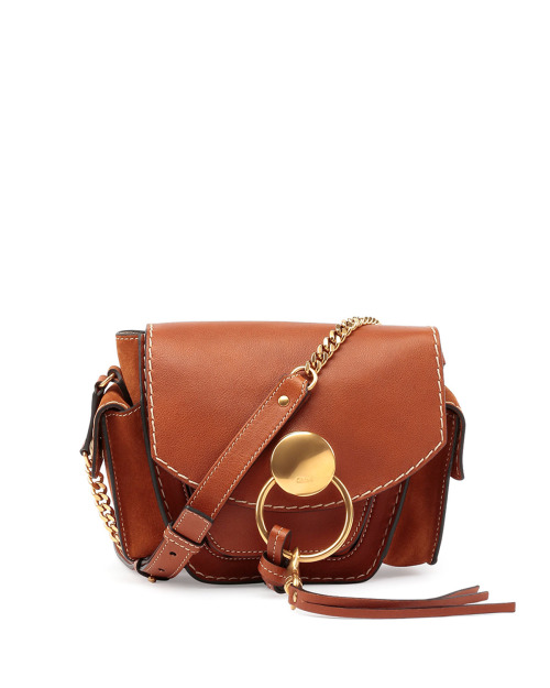 CHLOÉ - Jodie small leather and suede shoulder bag .Fonte :  www.lyst.com via tinamotta.tumblr.com