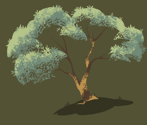 Heres One Way I Draw Trees~
