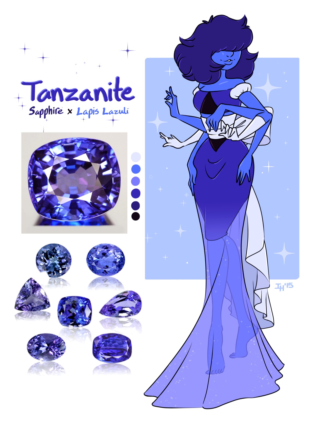 Sapphire   Lapis Lazuli = Tanzanite! 