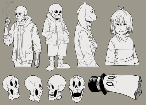 ink-mug:Small Undertale DumpJust a dump for me to practice drawing some characters i wasn’t happy wi