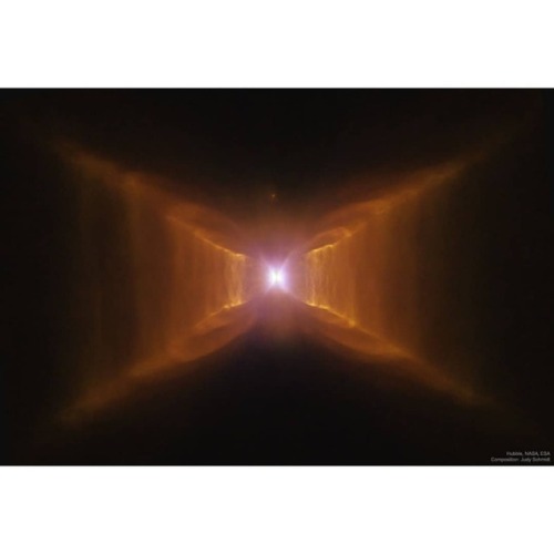 The Red Rectangle Nebula from Hubble Image Credit: Hubble, NASA, ESA; Processing & License: Judy Schmidt  Explanation: How was the unusual Red Rectangle nebula created? At the nebula’s center is an aging binary star system that surely powers