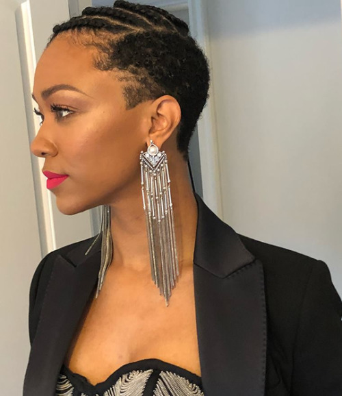 accras:Hairstyle by Felicia M. Leatherwood for Sonequa Martin-Green