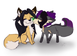 Amber And Aura As Cute Little Foxes~ &Amp;Lt;3