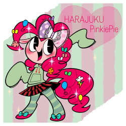 askharajukupinkiepie:  footsam:  fanart for ASK HARAJUKU Pinkie Pie, one of my favorite ask pony. She’s so kawaii!! 原宿ピンキーちゃん、もう本当めちゃくちゃ可愛すぎて辛いです…  んんんんんめっちゃオシャレに描いてもらったよ～～～！！！