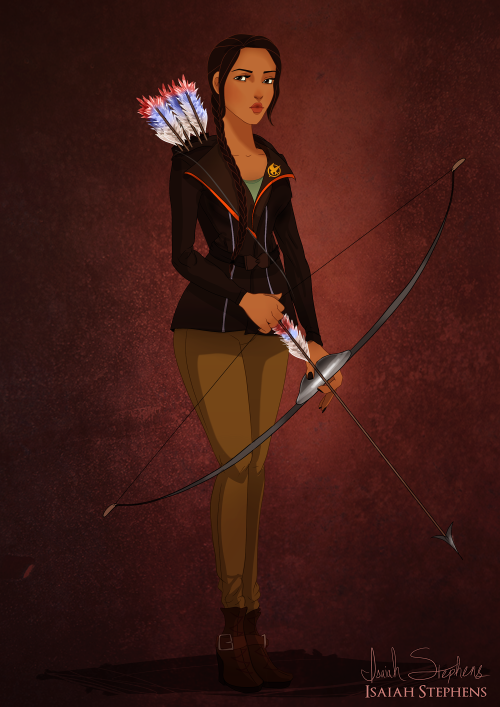 izzydoodledump:1st one down in my “Disney Halloween Series”! Pocahontas as Katniss Everdeen  View the rest of the series here!