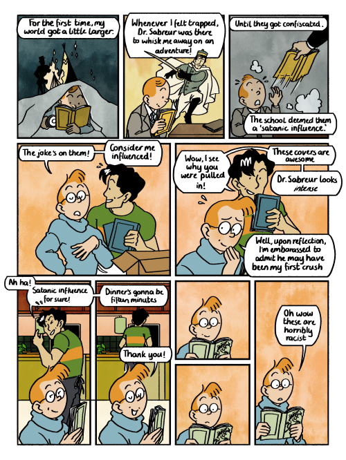 I Decided To Clean Up An Old Comic Of Mine! A Thirty Something Year Old Tintin Reflects On His Childhood