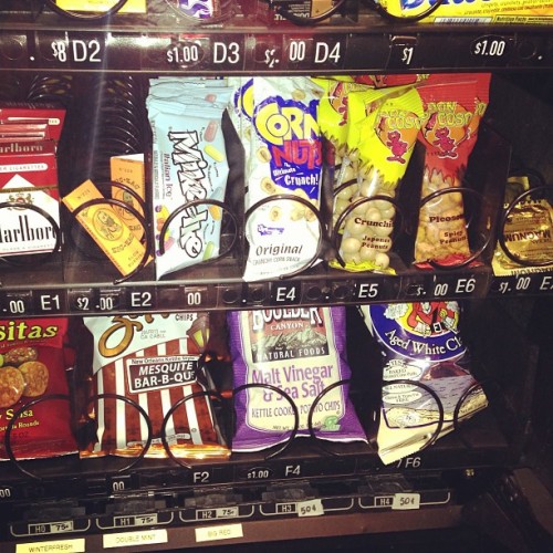 Vending At My rehearsal Space that one row tho