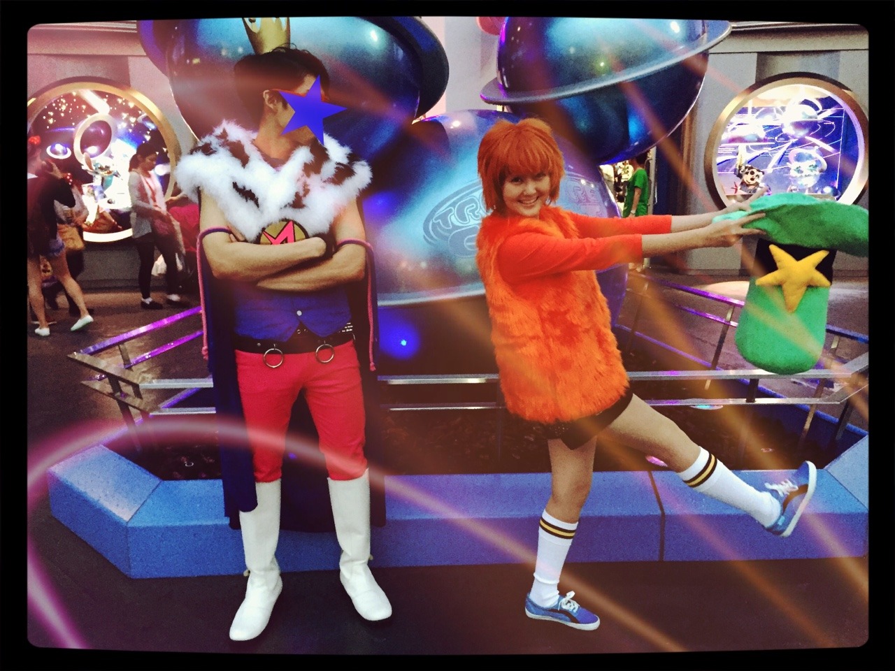 negikurikaniko:  Happy Halloween in TOKYO Disney land! We LOVE world over yonder!!