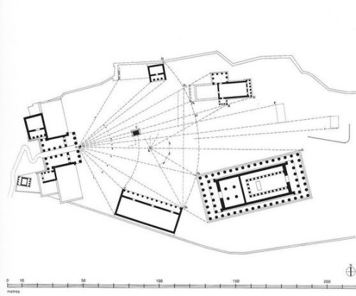 1018fw: Athens, Acropolis III, after 450BCE Constantinos A. Doxiadis, Architectural Space in Ancient