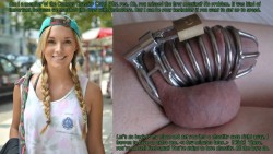 cygnusx5captions:You’re going to love chastity.