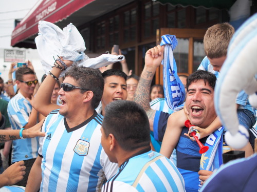 World Cup 2014. Argentina 0 - Germany 1 13 July 2014, 3:00 pm. Rio Plata Bakery, Elmhurst
“Few things happen in Latin America that do not have some direct or indirect relation with soccer. Whether it’s something we celebrate together, or a shipwreck...