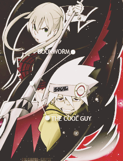 toobioz:  Fave Duo : [1/?] Soul and Maka   "I was wondering. Do souls taste good? You seem to like 'em."  