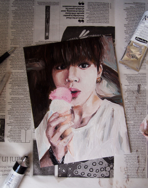 jeonjam: Redid this painting Video coming soon!