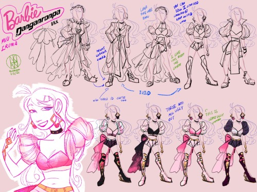 BARBIE X DANGANRONPA! Featuring Junko And Miu In MY Shitty Fashion Choices! And A Cool Box Design! Get