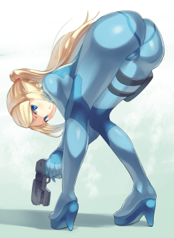 sgeewiz:  Cutie Samus Art by kazo   <3