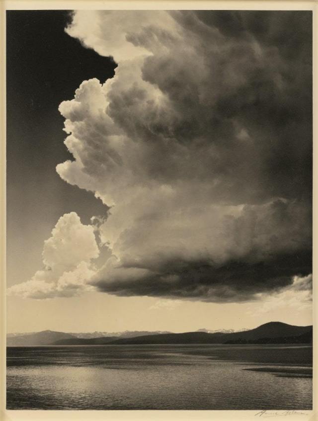 Ansel Adams &bull; Thundercloud, Lake Tahoe, 1938