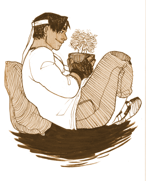 sweetshiro:Hunk with one of the fluffy trees that Shiro likes from this post(this is me attempting t