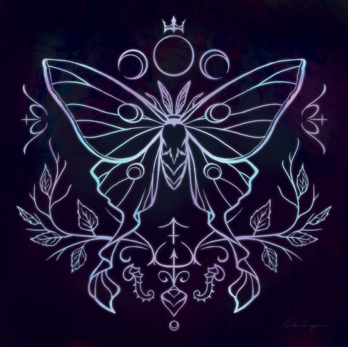  Glyph of the MothCommission for itsalostgirlthingMoth magic is about transformation, mysteries and 