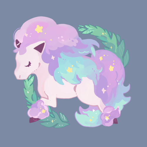 bokchois: The lovely Galarian Ponyta! These babies will be available as charms at ANYC!