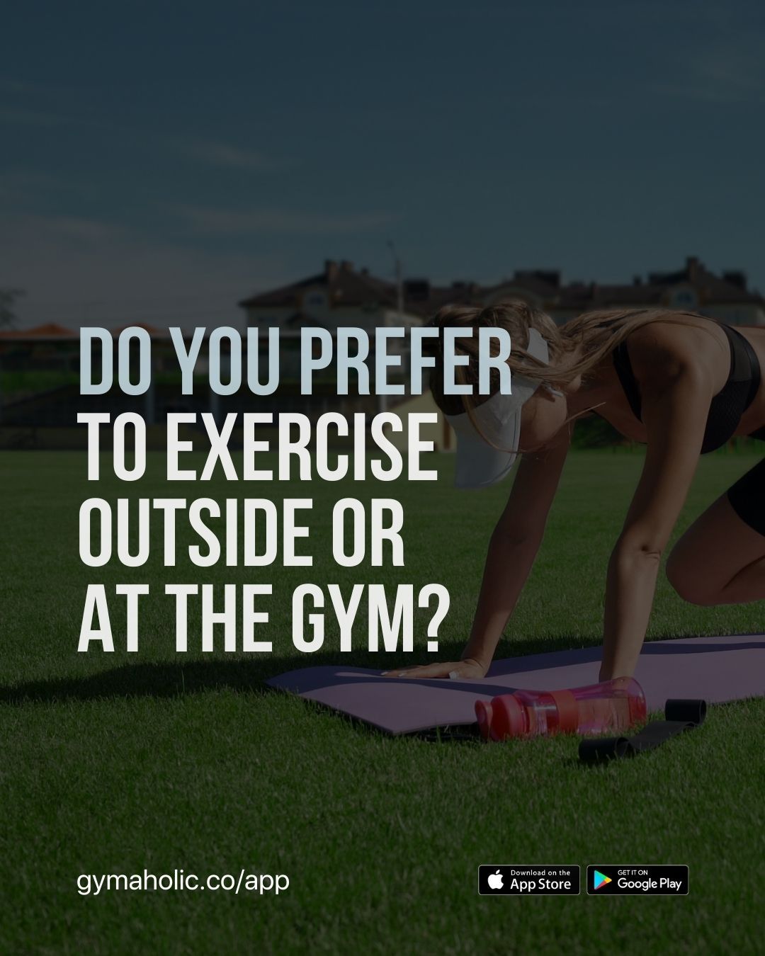 Do you prefer to exercise outside or at the gym?