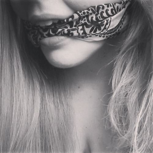 gaggedfantasies:New selfie. Apologies to all the tape and ball gag fans - but I’m still loving my cleaves! x 