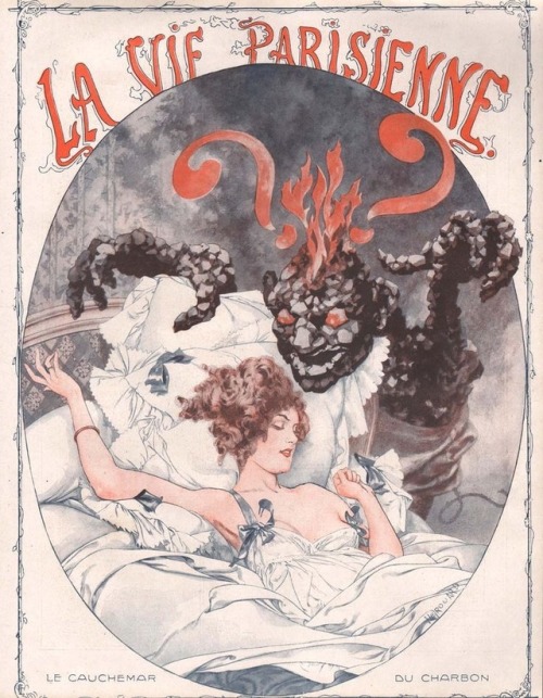 Chéri Hérouard cover art for La Vie Parisienne. 1919.