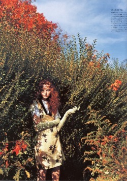 glamour:  Lily Cole for Vogue Nippon. *Dressed