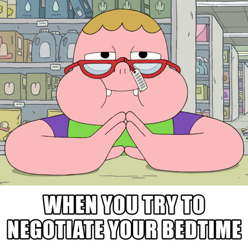 No need to stay up, tonight’s new episode of Clarence starts at 6/5c!