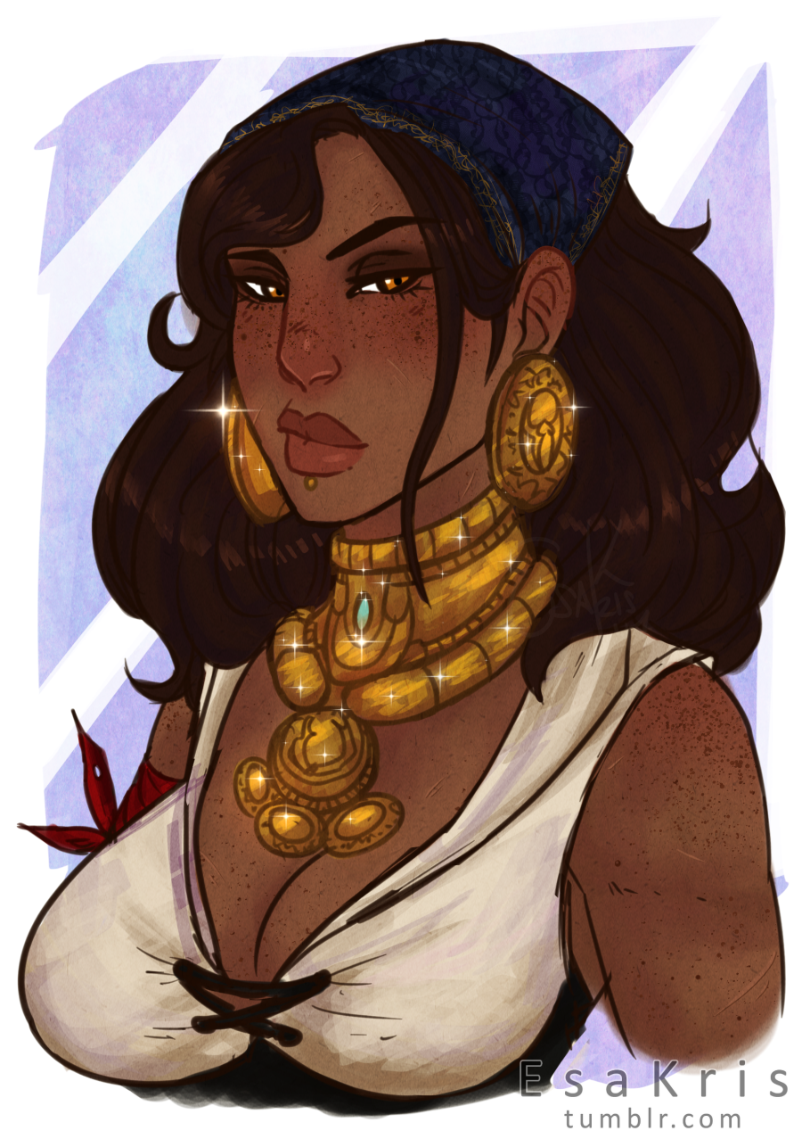 esakris:  Pirate Queen of my heart ♥ I will be opening sketch bust commissions