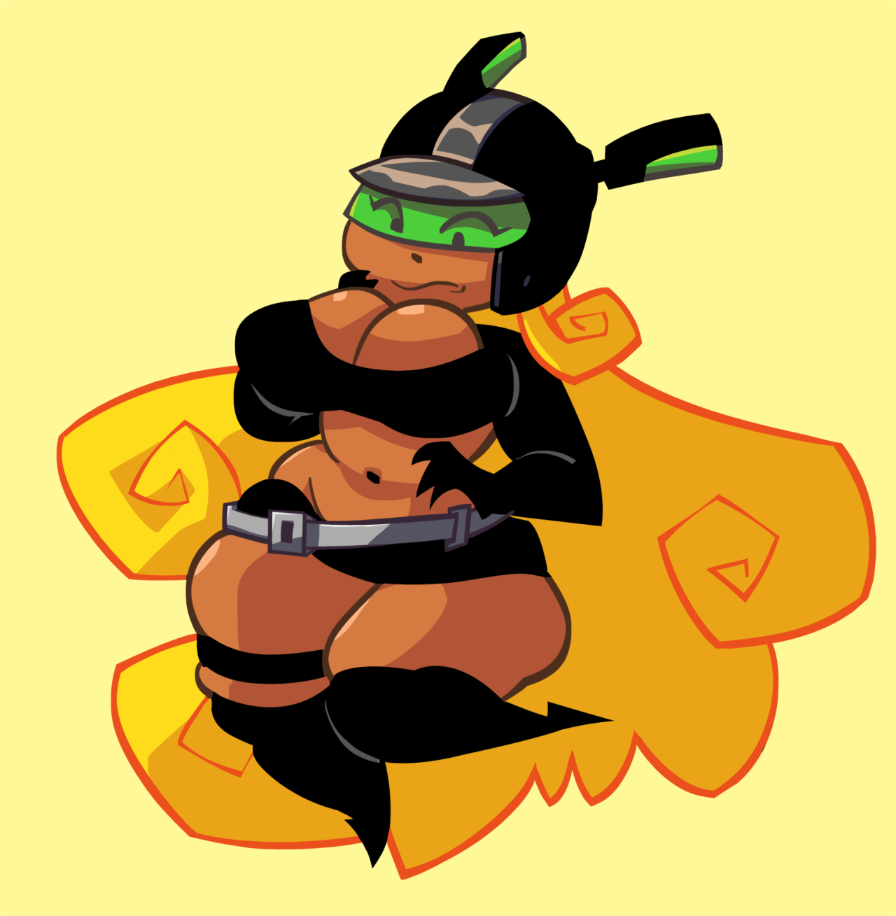 avengedog: A picture similar to my last Rayman picture, this tile with Edith Up dressed