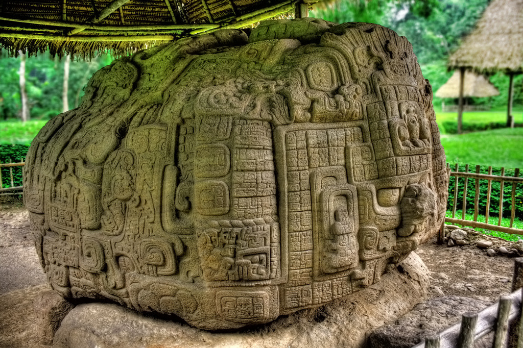 ancientart:  Zoomorph P: a masterpiece of ancient art. Located at the Maya site of