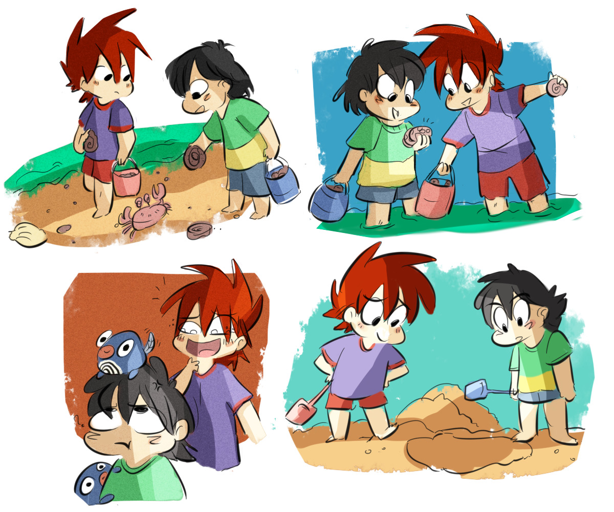 thatdoodlebug: chibi beach boy doodles why are they slowly taking over my fandom