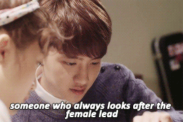 junyeol:  d.o talking about his character in ‘exo next door’ 