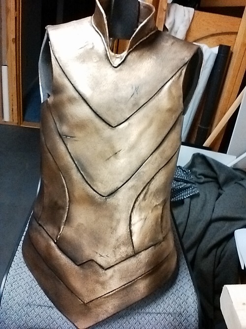 Cosplay Tip #3: Getting stuck trying to put on your armor is a vital part of the crafting process. I