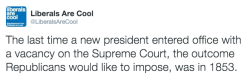 liberalsarecool:  “The Republicans have more trouble than history, of course. The Constitution itself. Article II of the Constitution is clear in its pronouncement that the president “shall” appoint Justices to the Court with advise and consent