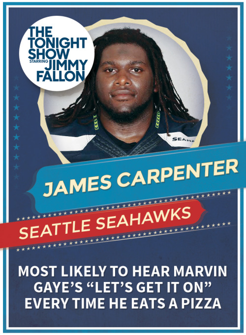 fallontonight:  Tonight Show Super Bowl Superlatives Trading Cards: Seahawks EditionGet pumped up for tomorrow’s big game and our LIVE post-Super Bowl show with some Seahawks Superlatives trading cards. Print them out and trade them with your friends!