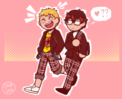 chibigaia-art:  some ryuji doodles because