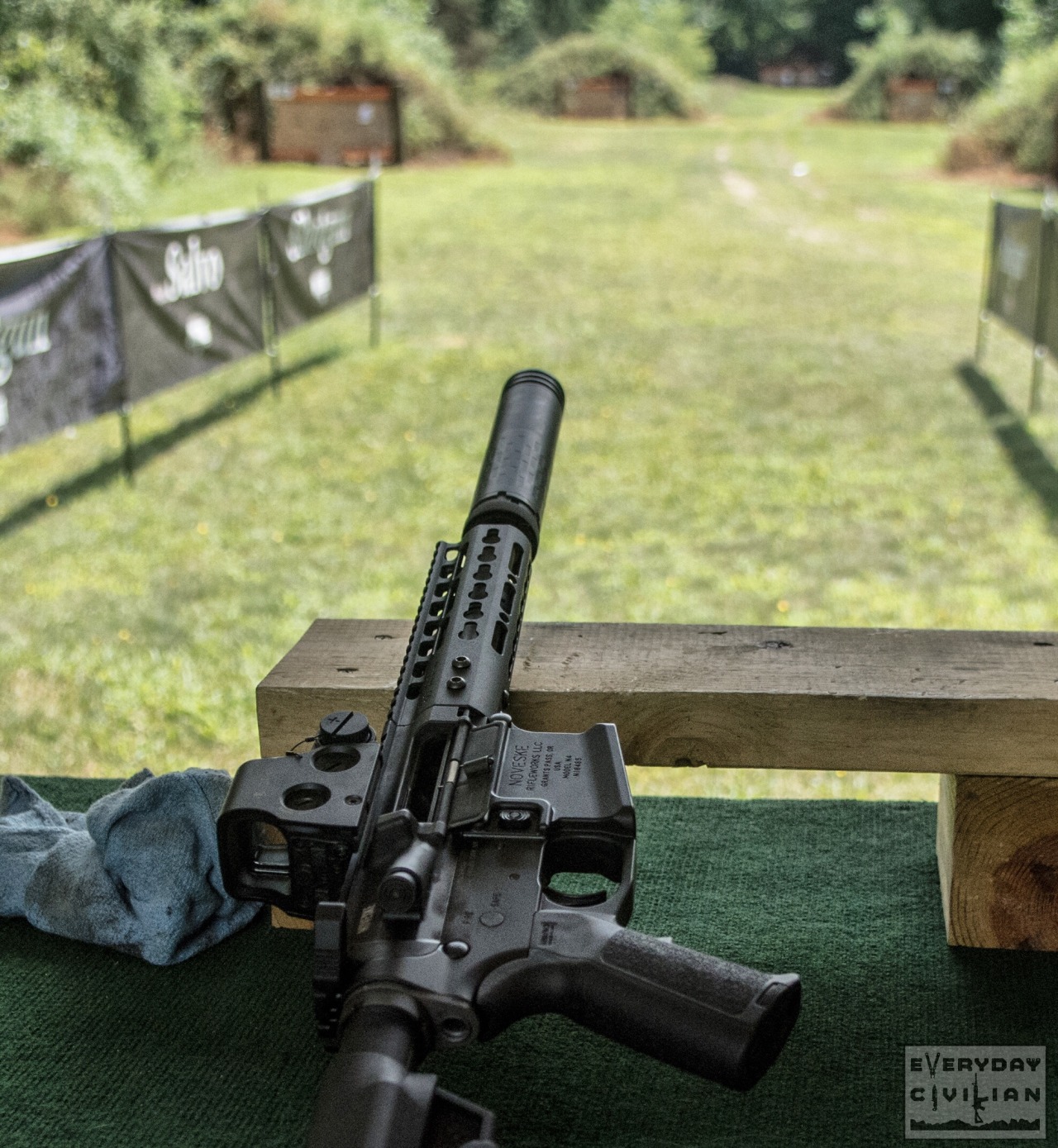 everydaycivilian:  Quiet Riot with @silencerco and their Saker 7.62 with muzzle brake,