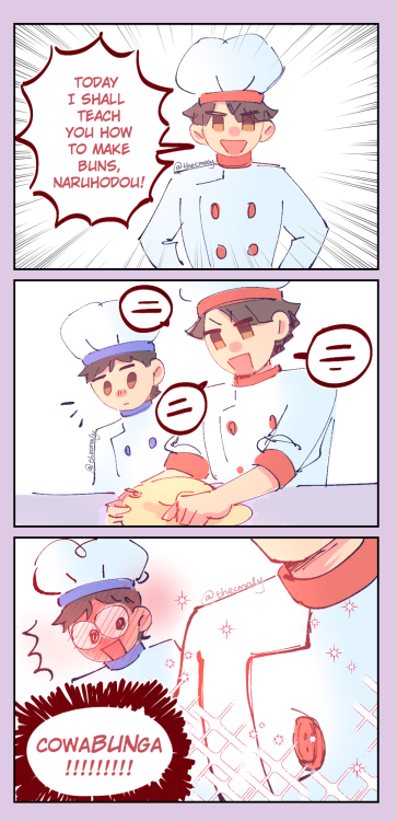  ryuunosuke’s first lesson on buns - more tgaa comics 