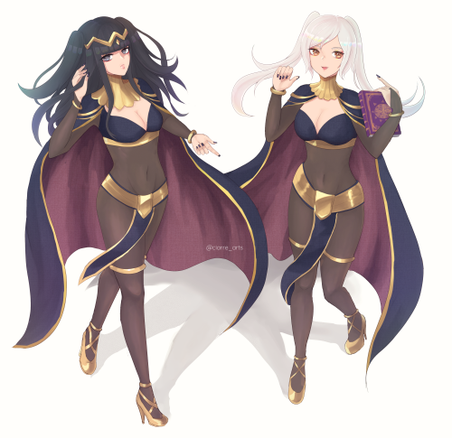 tharja and dark mage frobin commission!