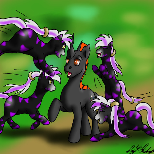 So Obsidian Just Went For A Walk, Minding His Own Business When Suddenly
