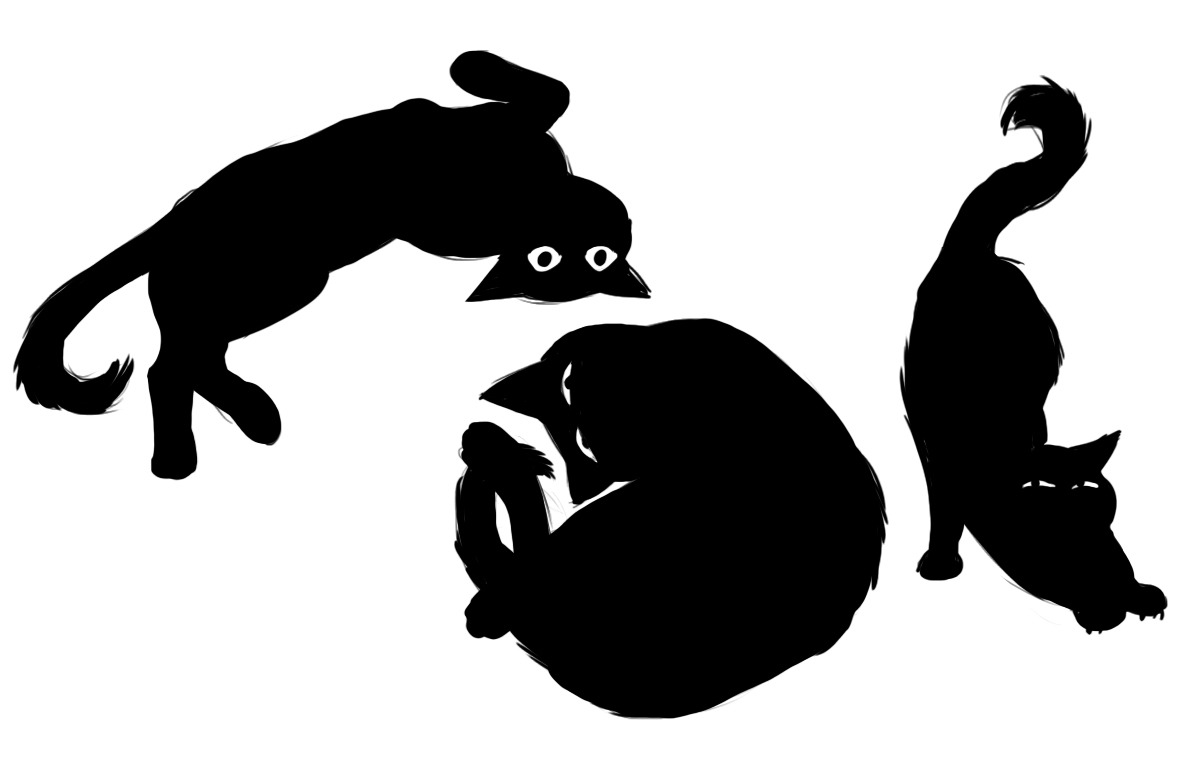 jintaru: itaveli:  yall know what i love? that kind of black cats that look like