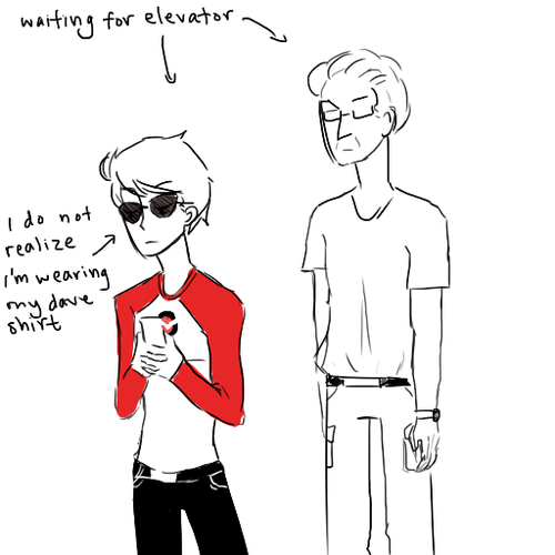davekat-shipper: japhers:  derse-dicks:  so my dad and i went out to eat and as we were waiting for the elevator  my dad had a small conversation with the person in the box beforehand           DAD YOU LET MY HUSBAND GO???!?? WE WERE GOING ON THE SAME