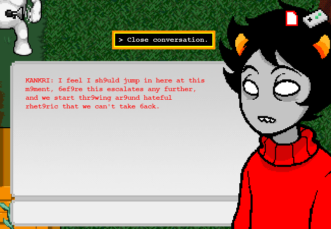 Homestuck – Kankri Vantas' Rant to Karkat (Openbound)